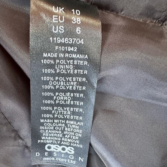 ASOS Design Women's Blue Blazer - Picture 9 of 10